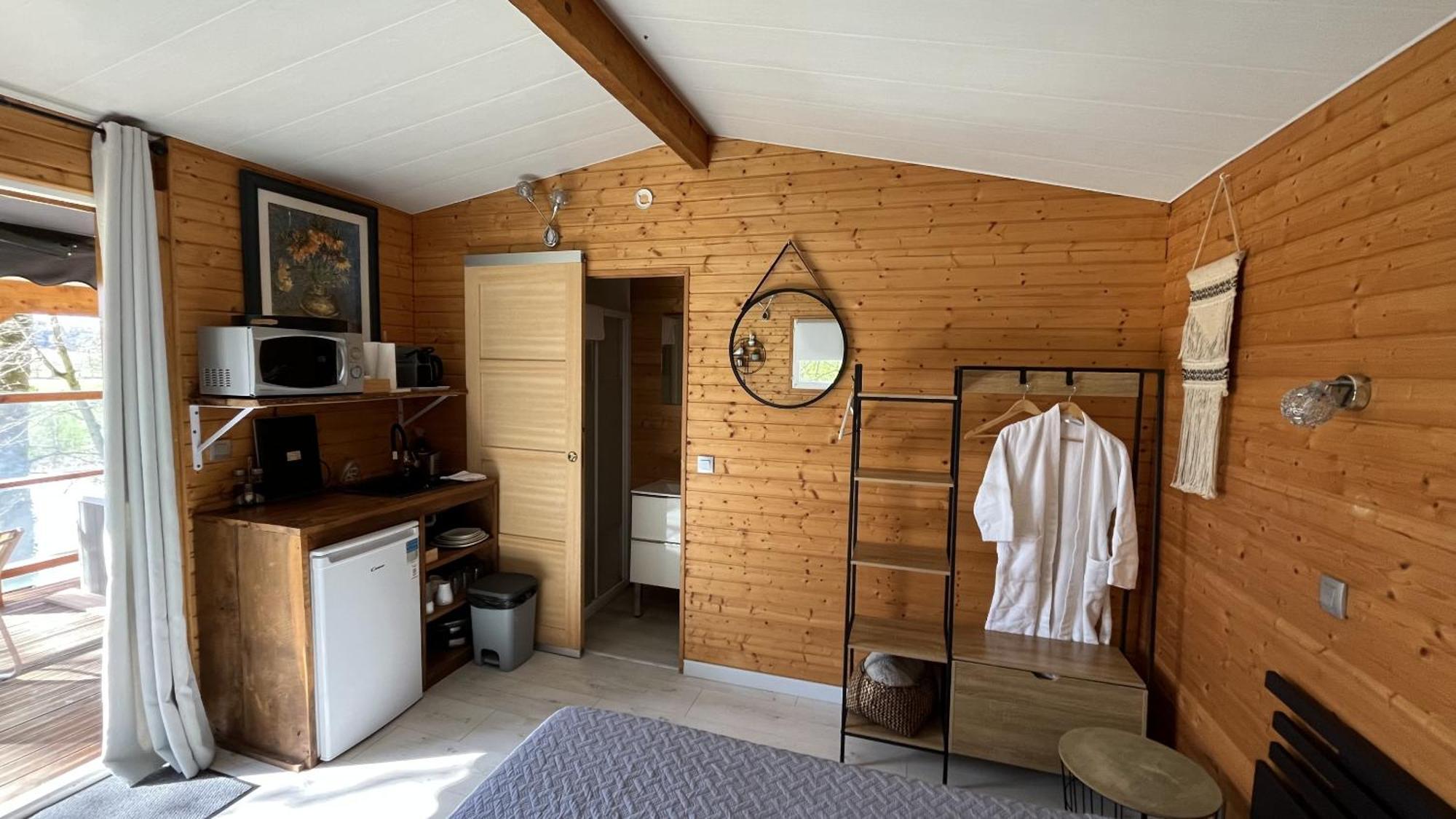 Sevignacq Les Cabanes Du Lac - Spa - Petit Dejeune - Cabane Du Frene & Cabane Du Chene Premium מראה חיצוני תמונה